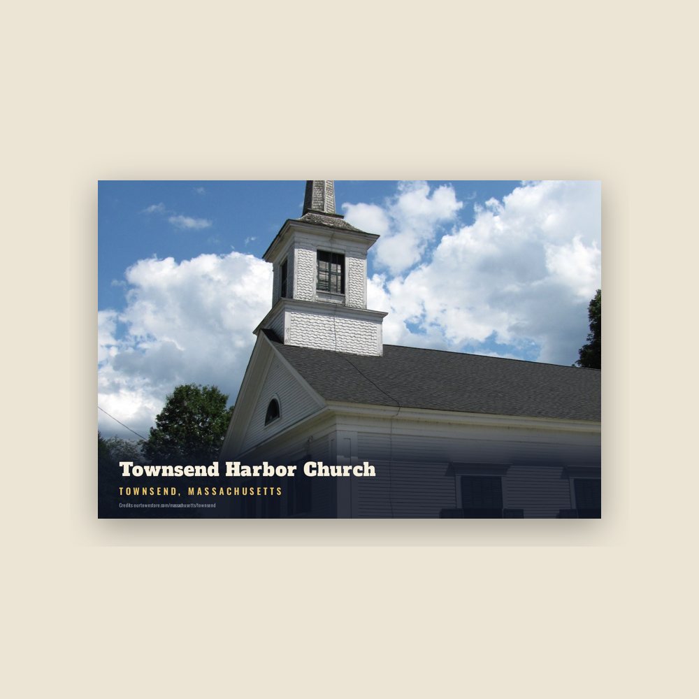 Townsend Townsend Harbor Church Postcard
