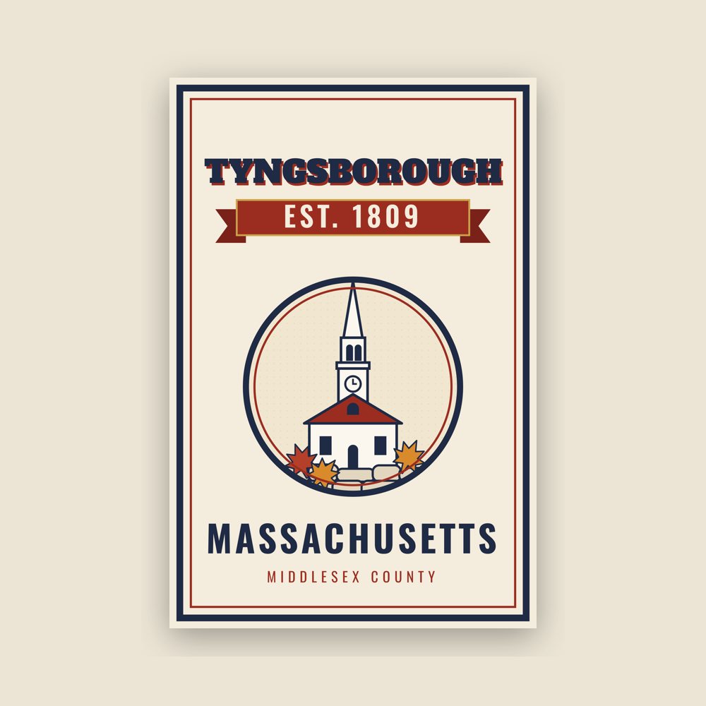 Tyngsborough Garden Flag