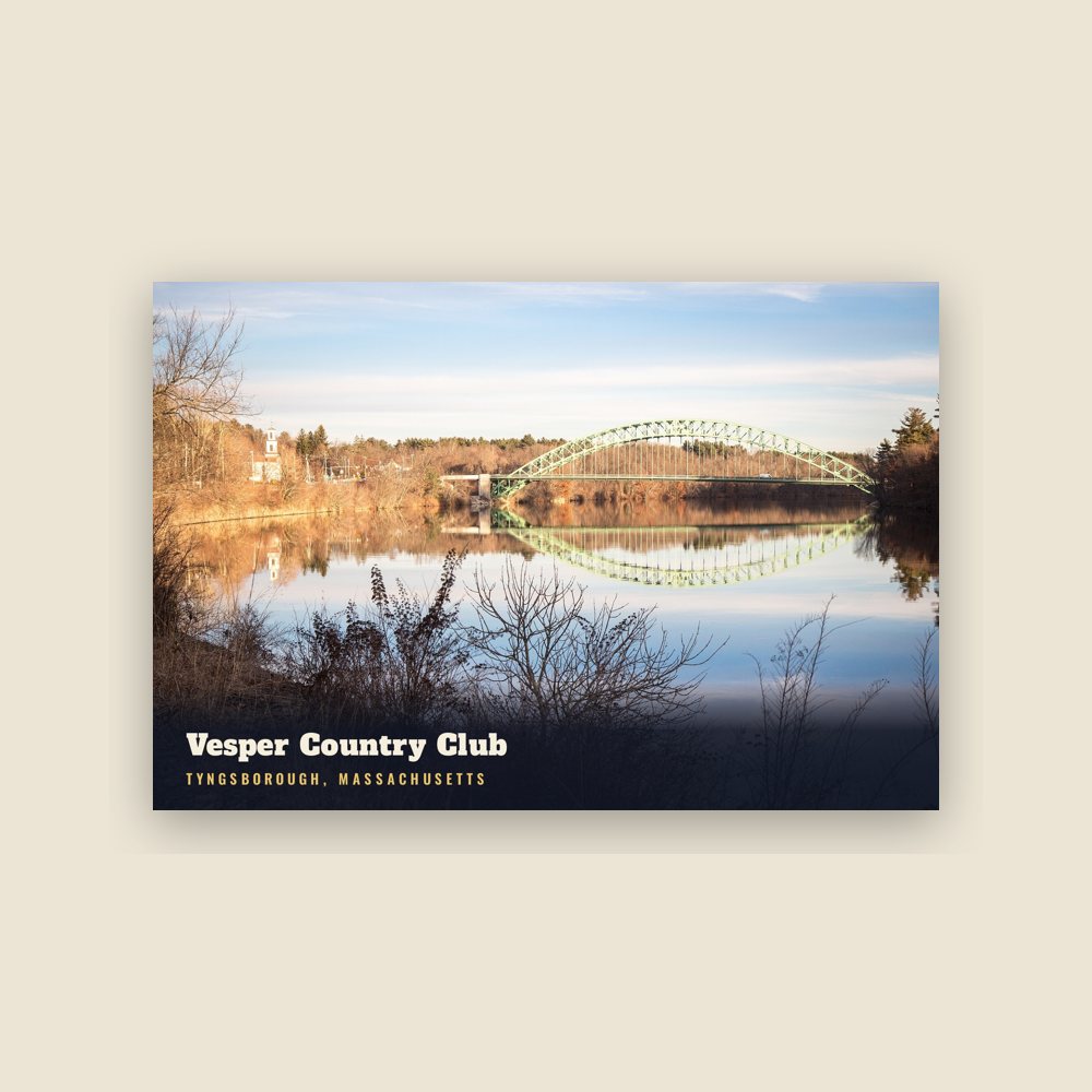 Tyngsborough Vesper Country Club Postcard
