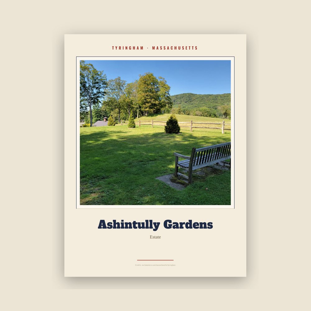 Tyringham Ashintully Gardens Landmark Print