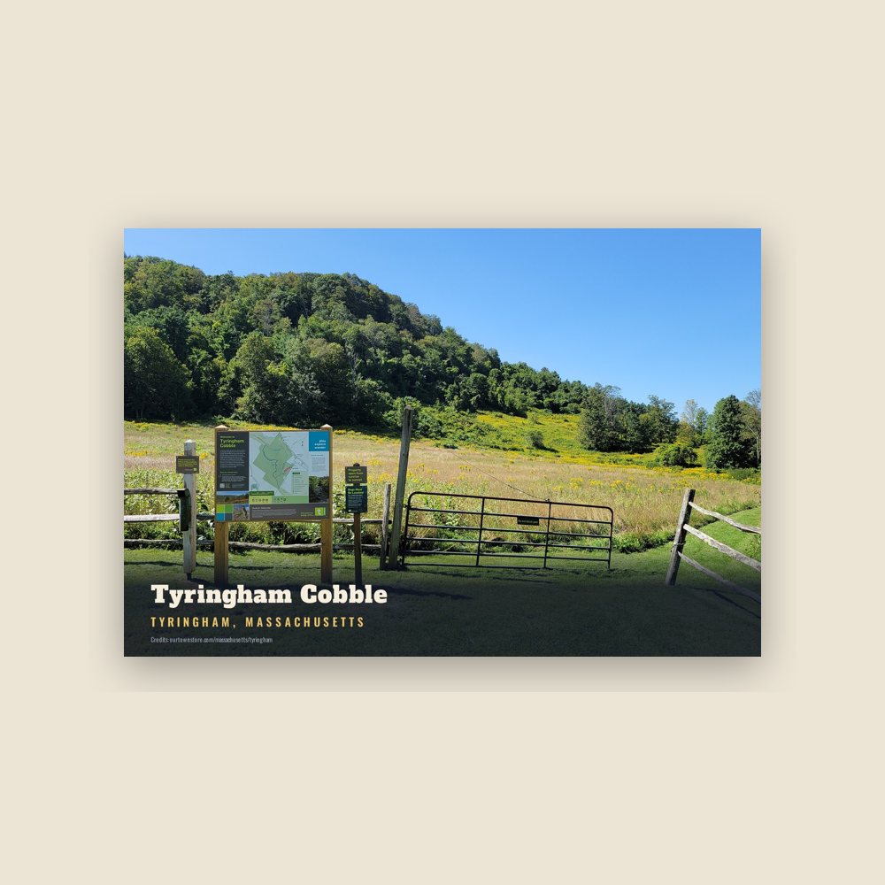 Tyringham Tyringham Cobble Postcard