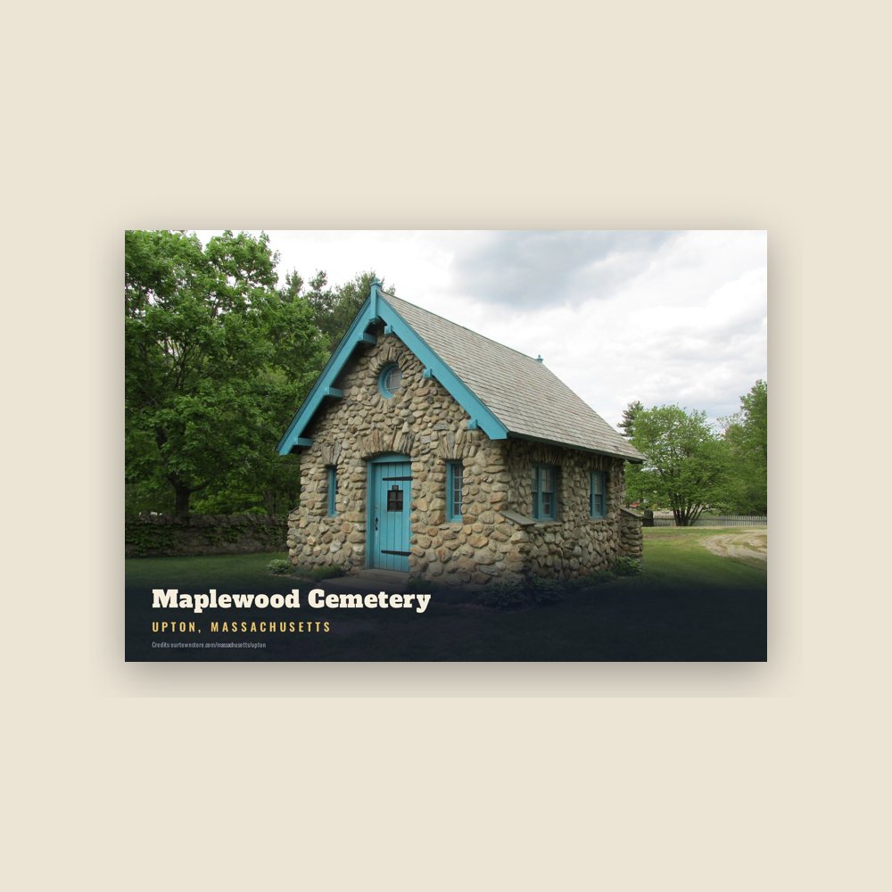 Upton Maplewood Cemetery Postcard