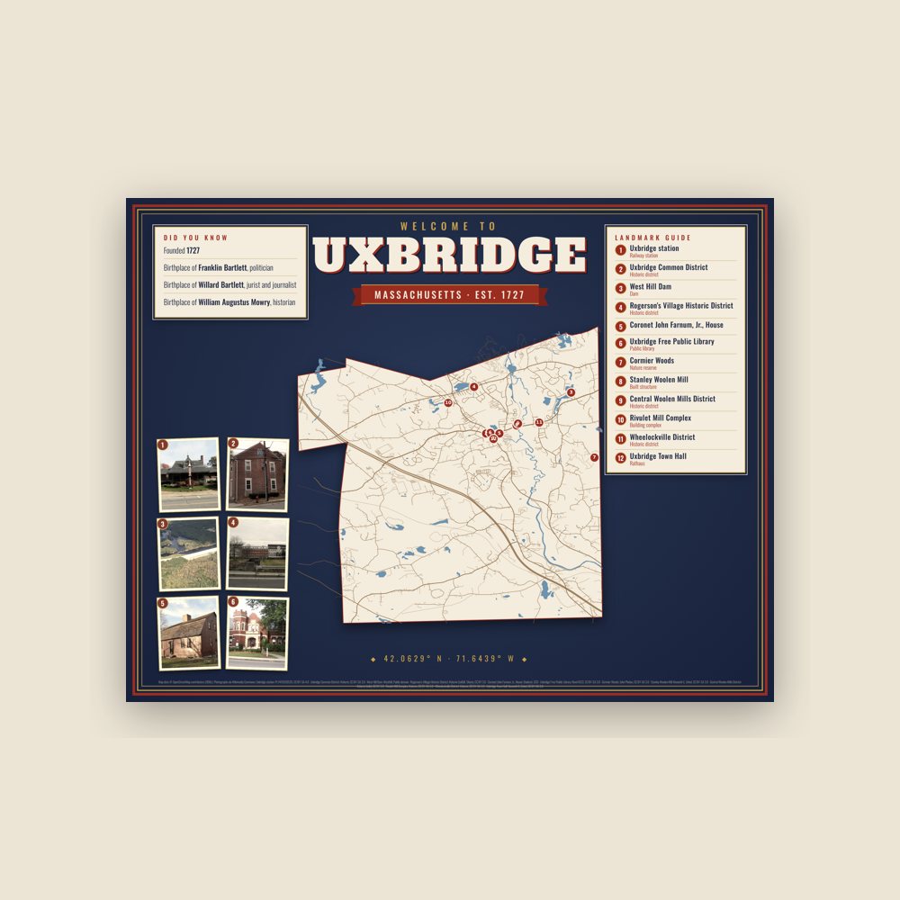 Uxbridge Map Placemat