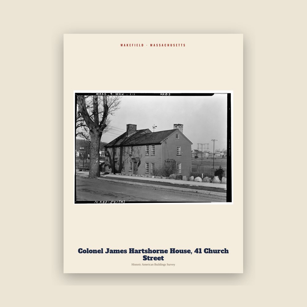 Wakefield Colonel James Hartshorne House, 41 Church Street Archive Print