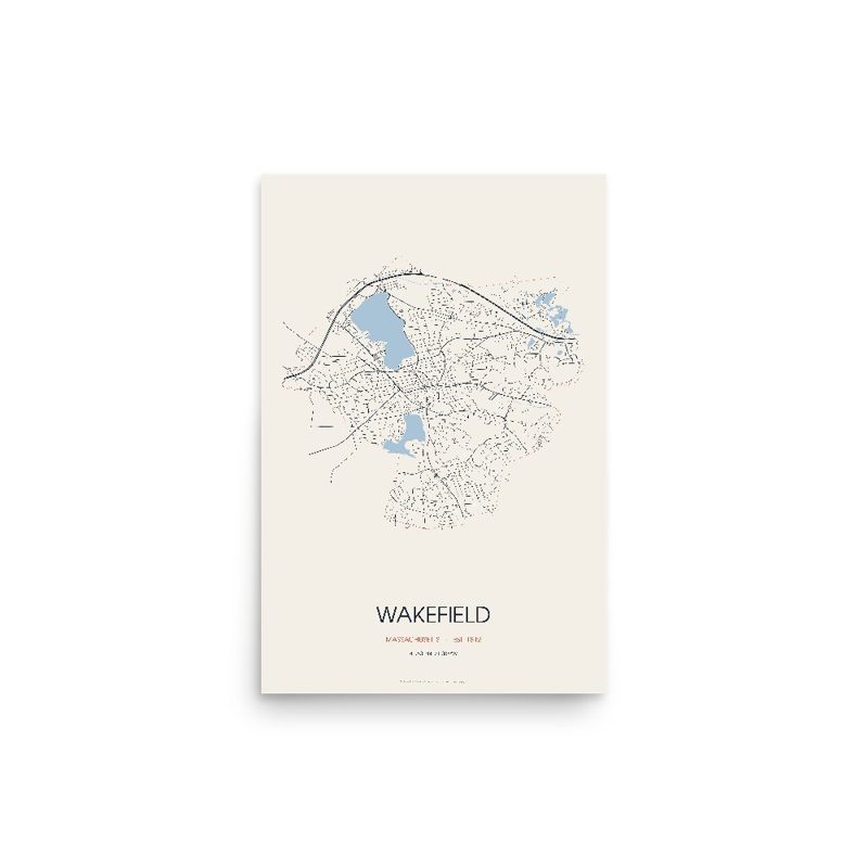 Wakefield Street Map Poster · Linen