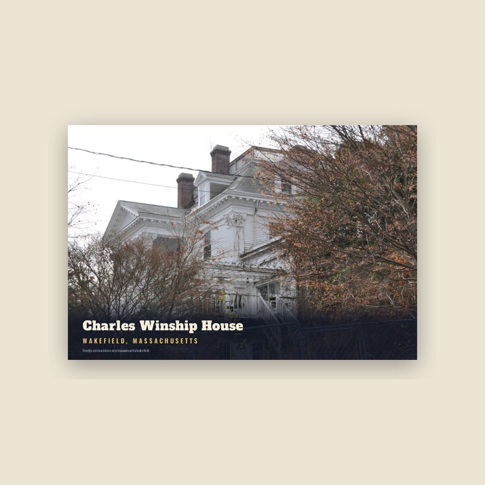 Wakefield Charles Winship House Postcard