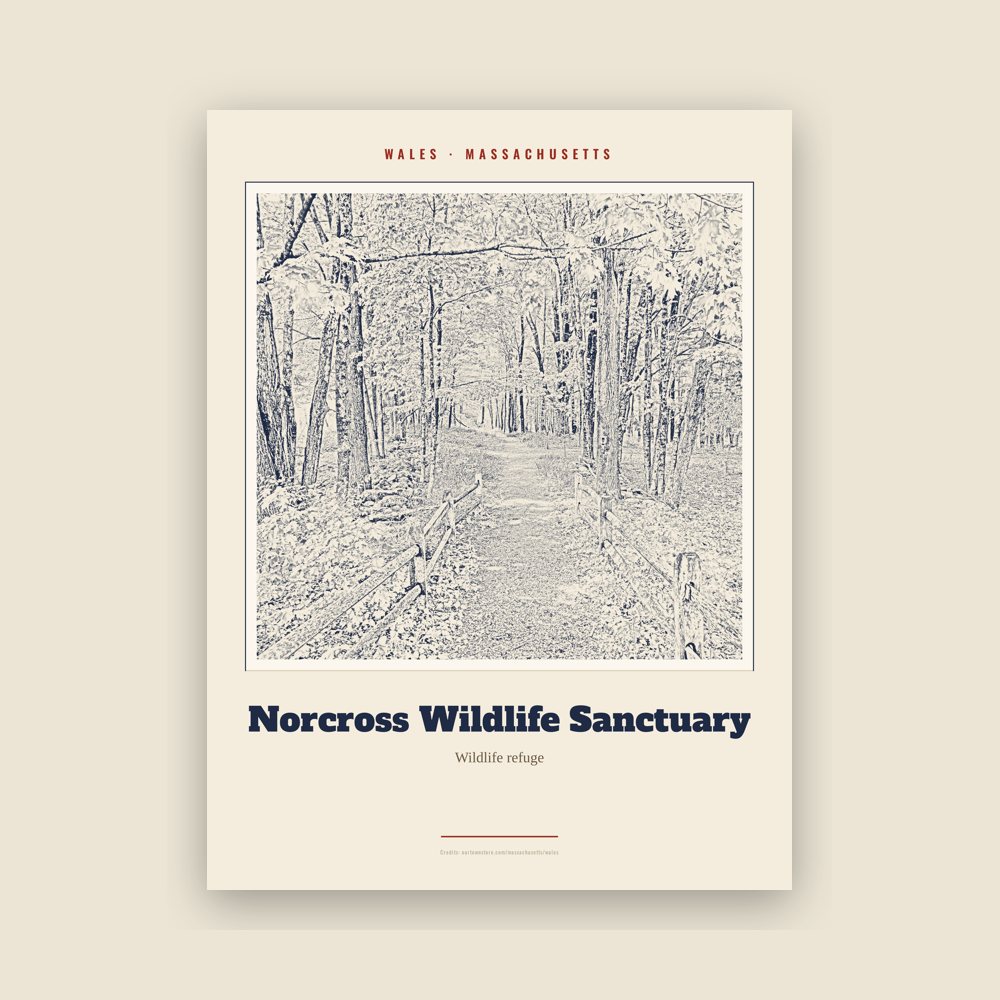Wales Norcross Wildlife Sanctuary Landmark Print
