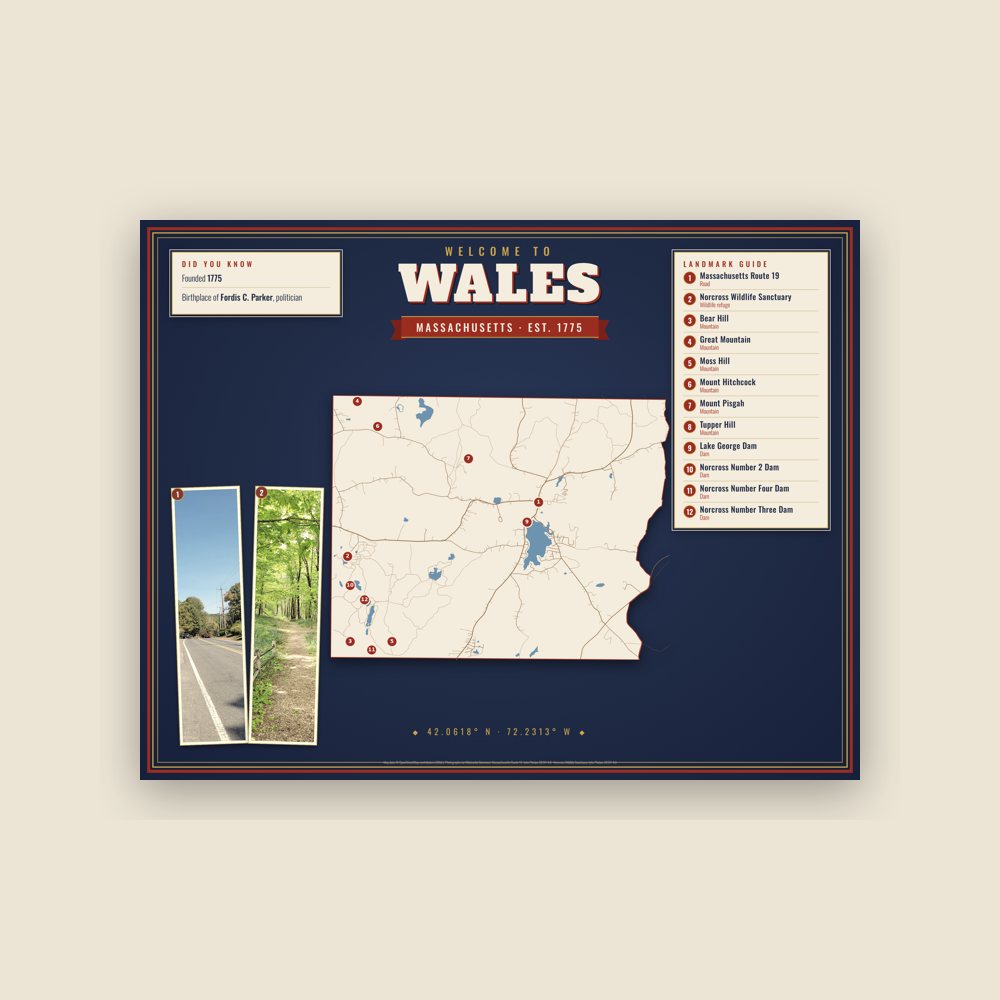 Wales Map Placemat