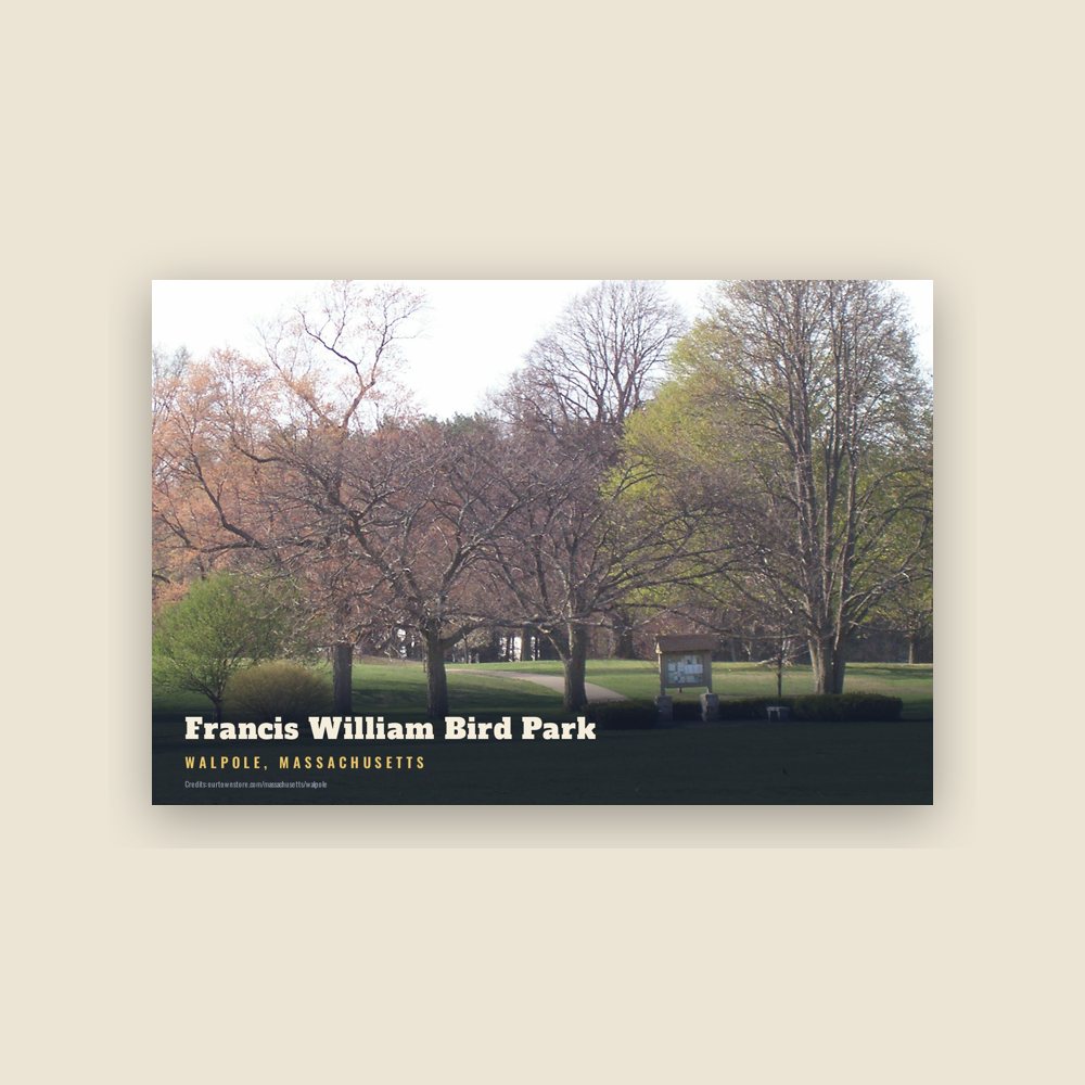 Walpole Francis William Bird Park Postcard