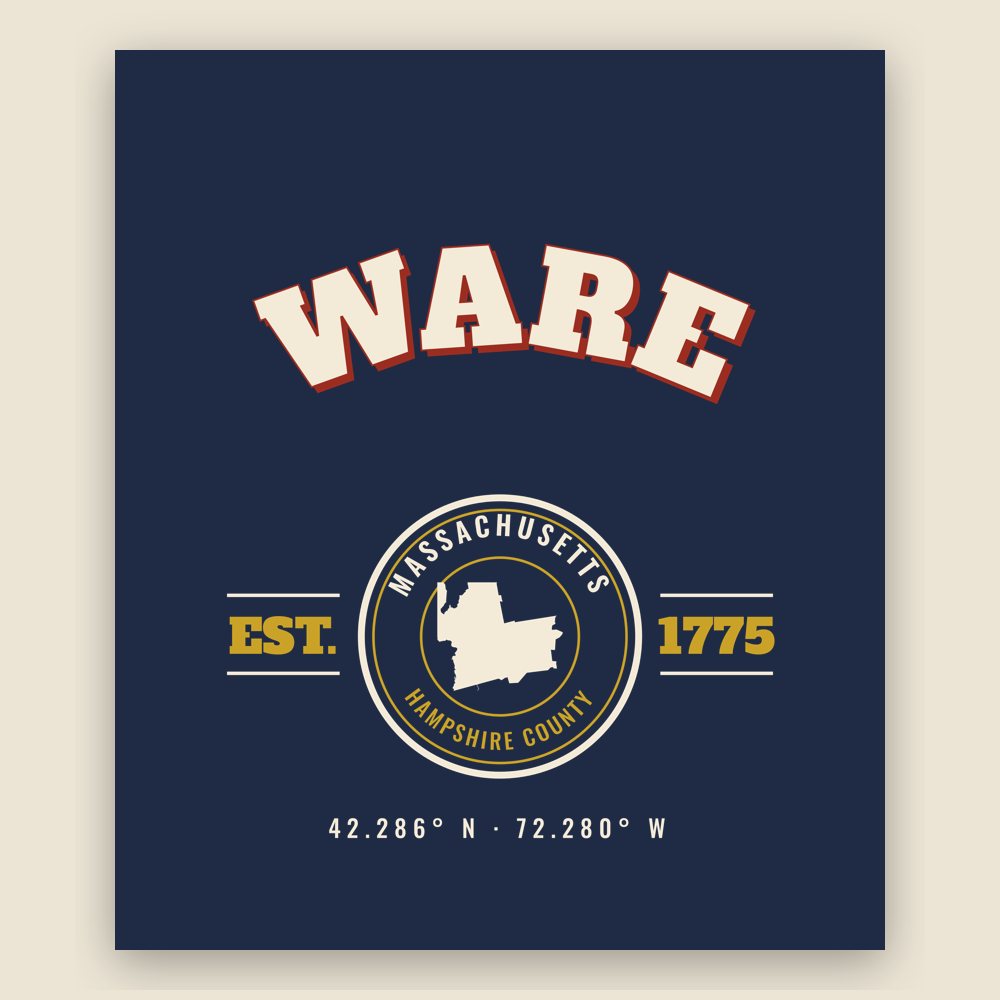 Ware Varsity Crewneck