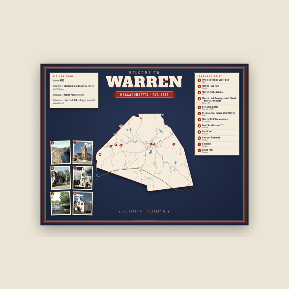 Warren Map Placemat