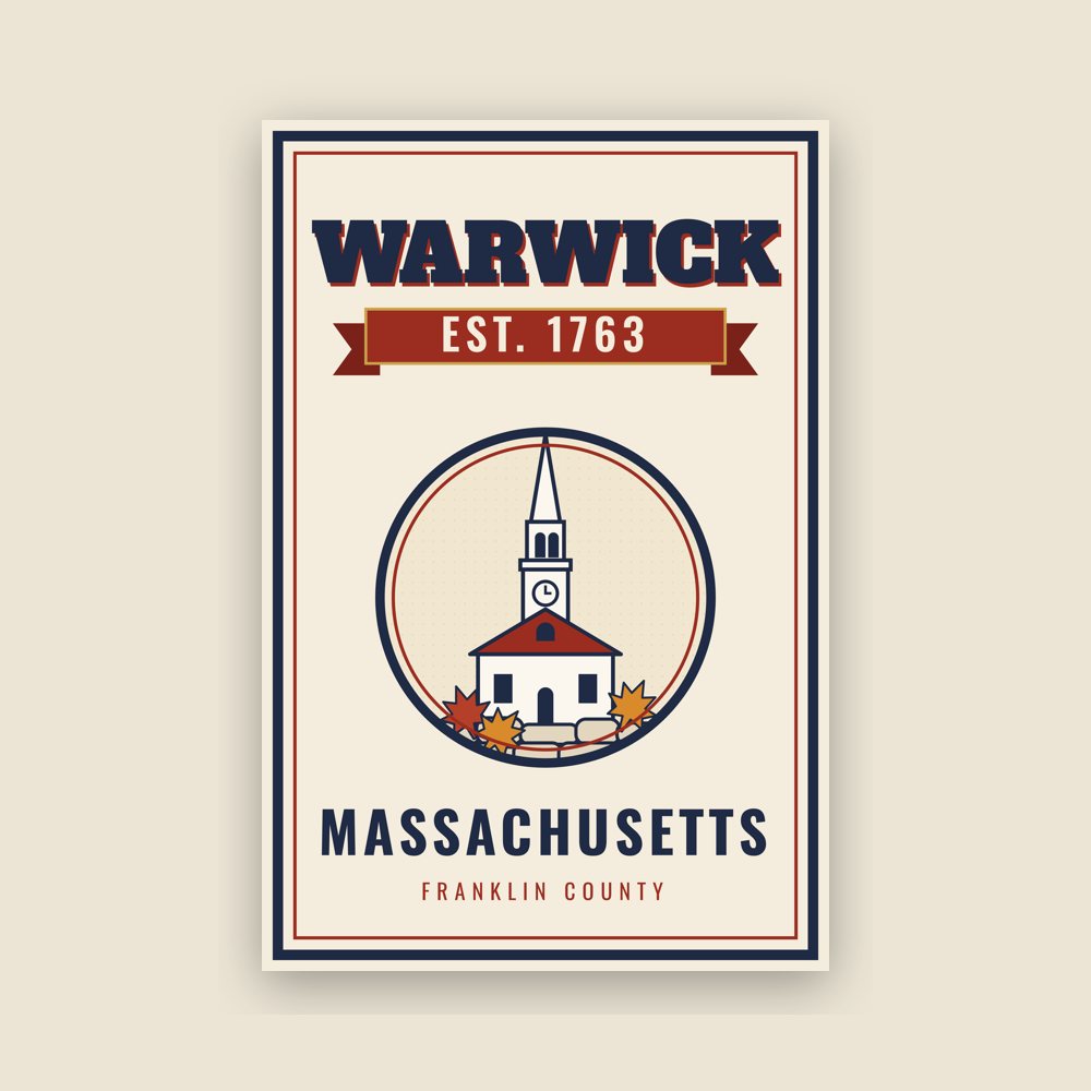 Warwick Garden Flag