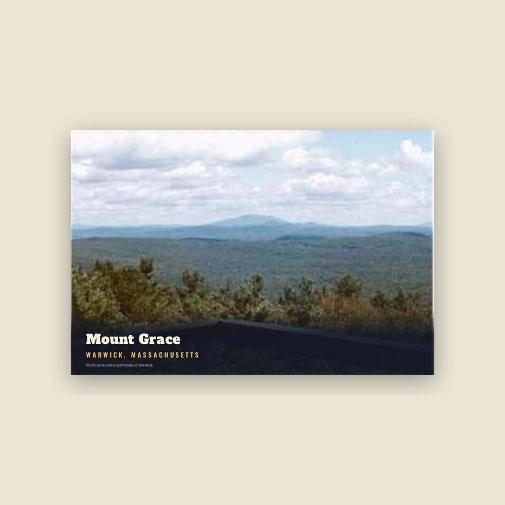 Warwick Mount Grace Postcard