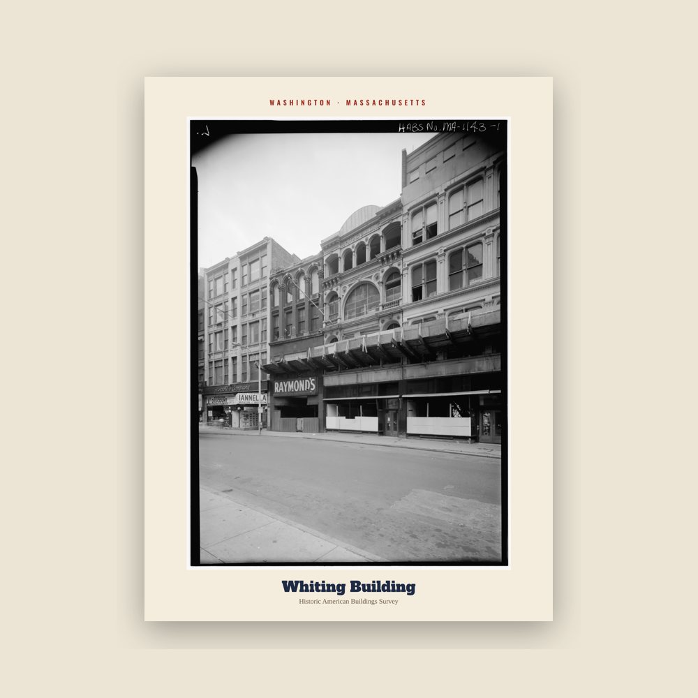 Washington Whiting Building Archive Print