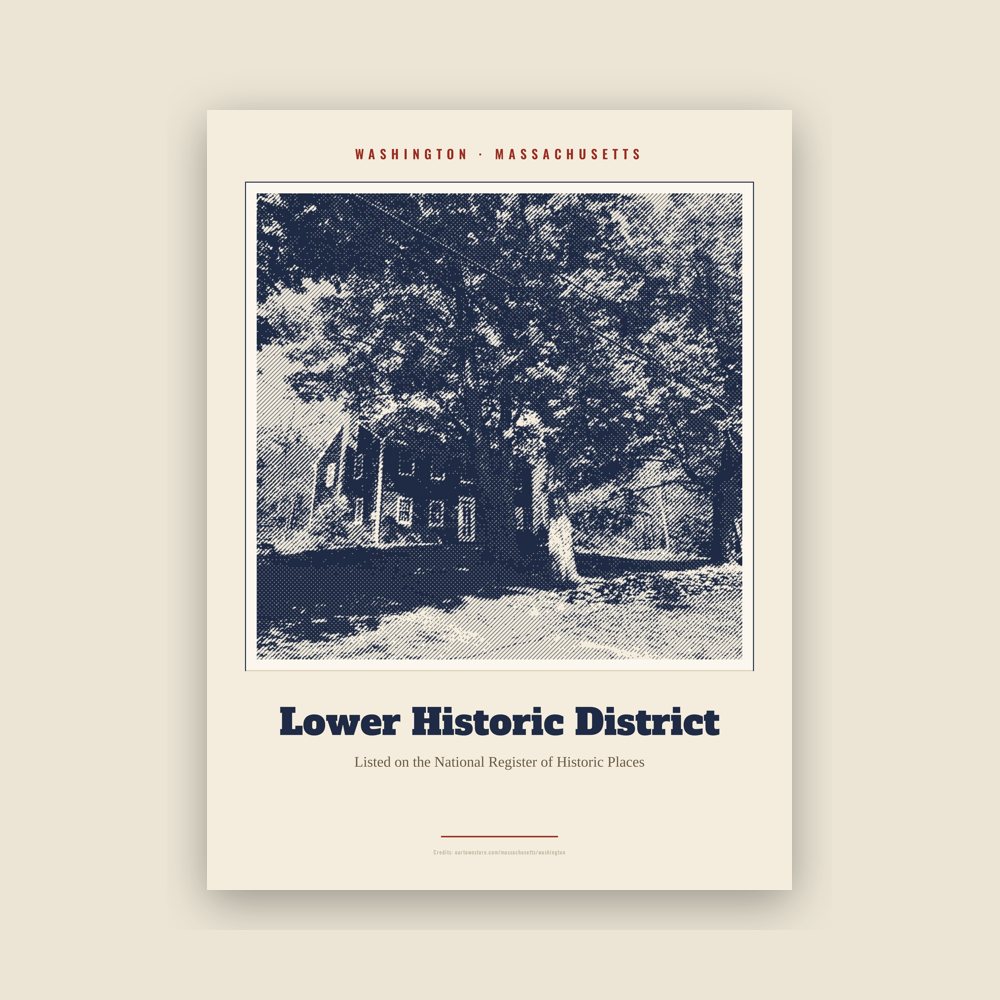 Washington Lower Historic District Landmark Print