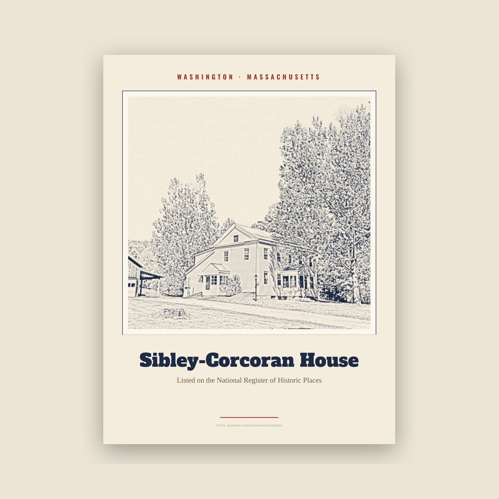 Washington Sibley-Corcoran House Landmark Print