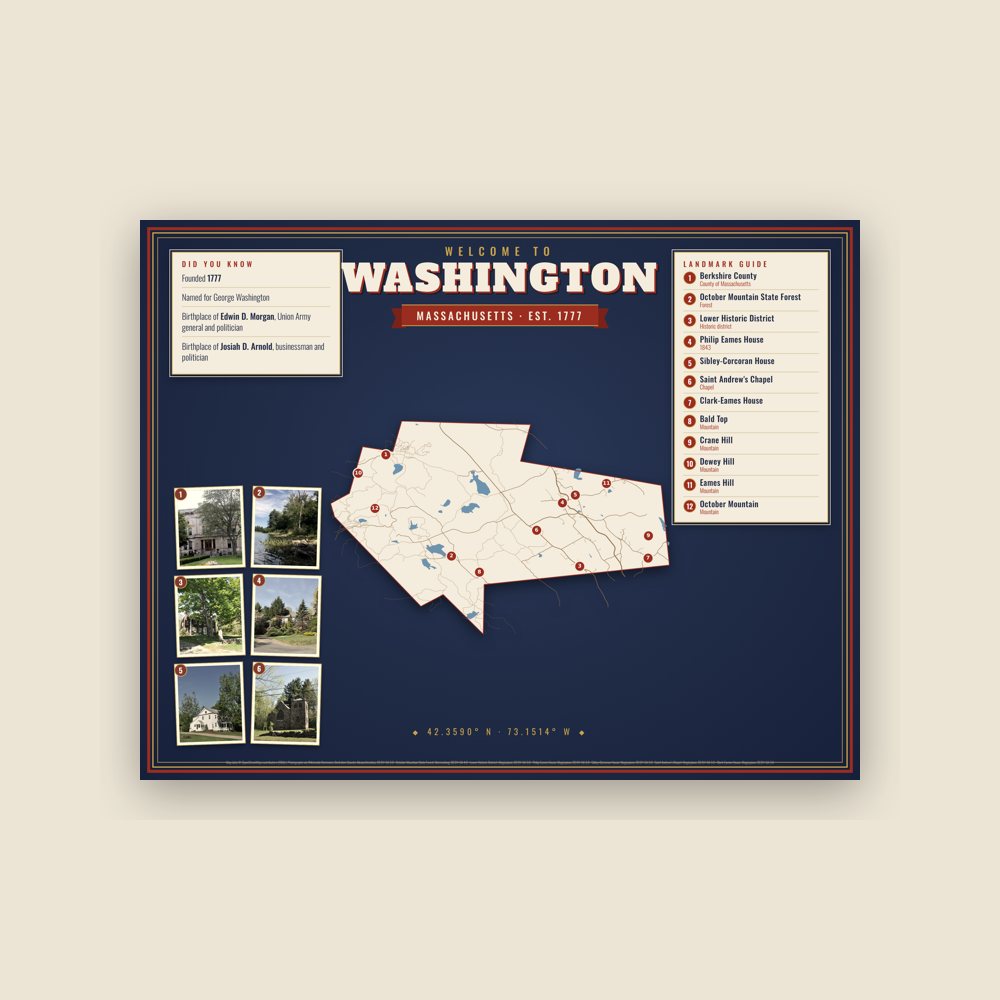 Washington Map Placemat