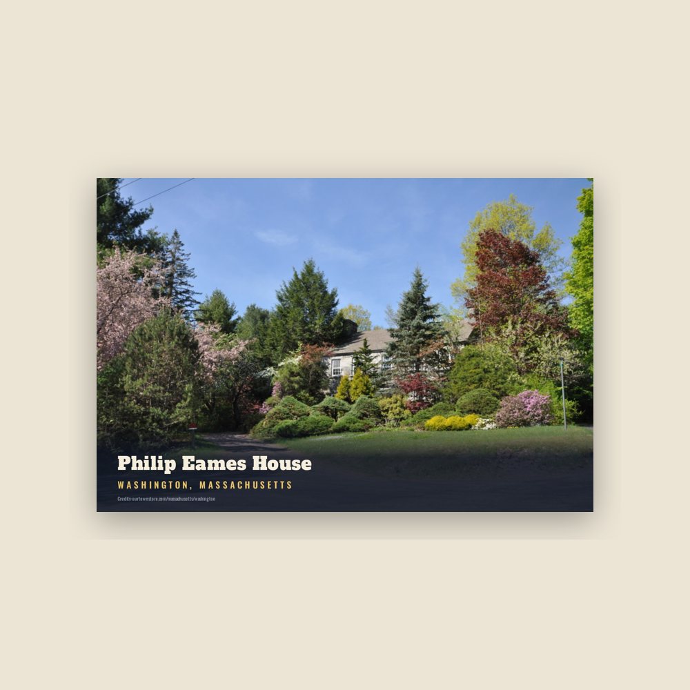 Washington Philip Eames House Postcard