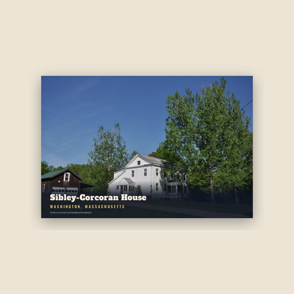 Washington Sibley-Corcoran House Postcard