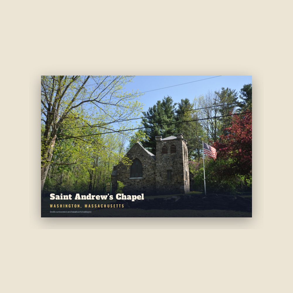 Washington Saint Andrew's Chapel Postcard