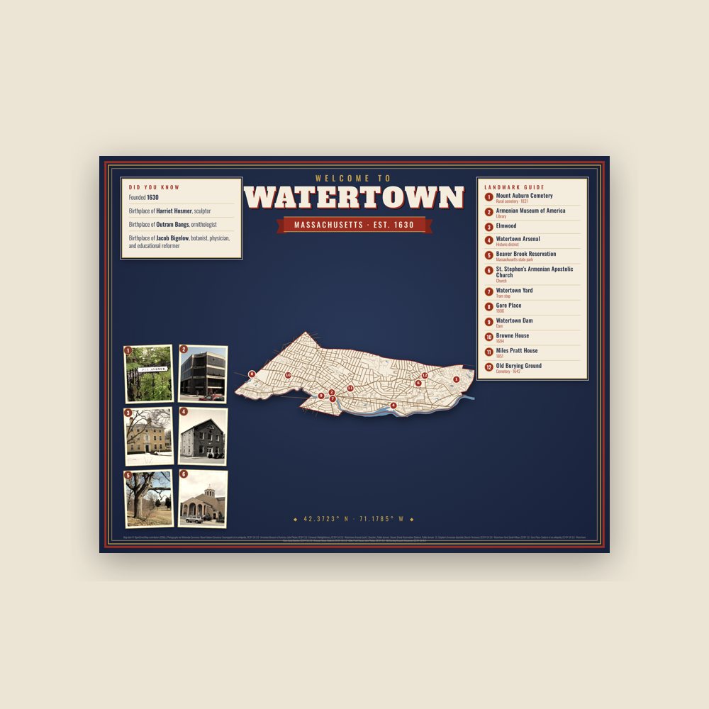 Watertown Map Placemat