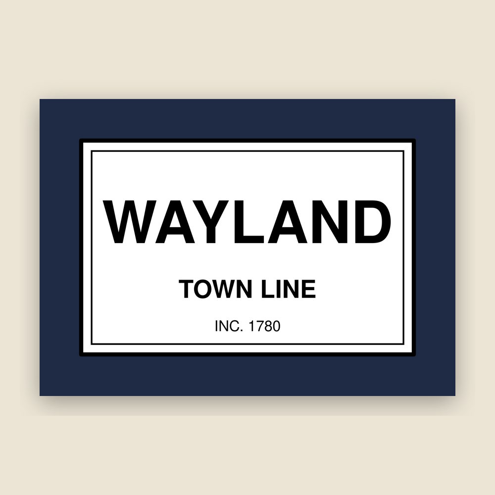 Wayland Town Line Mug