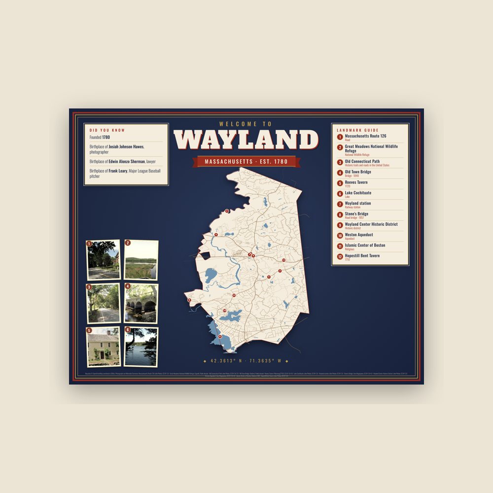 Wayland Map Placemat