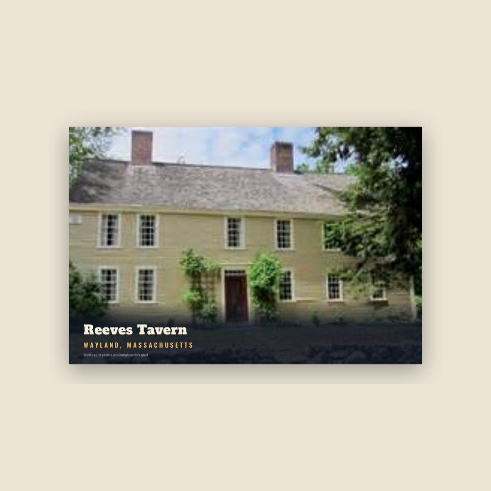 Wayland Reeves Tavern Postcard