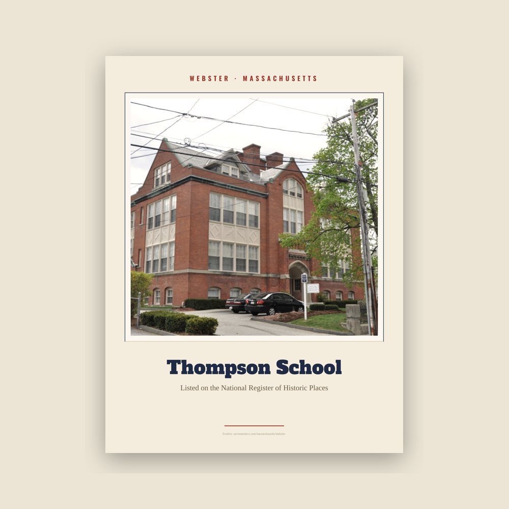 Webster Thompson School Landmark Print
