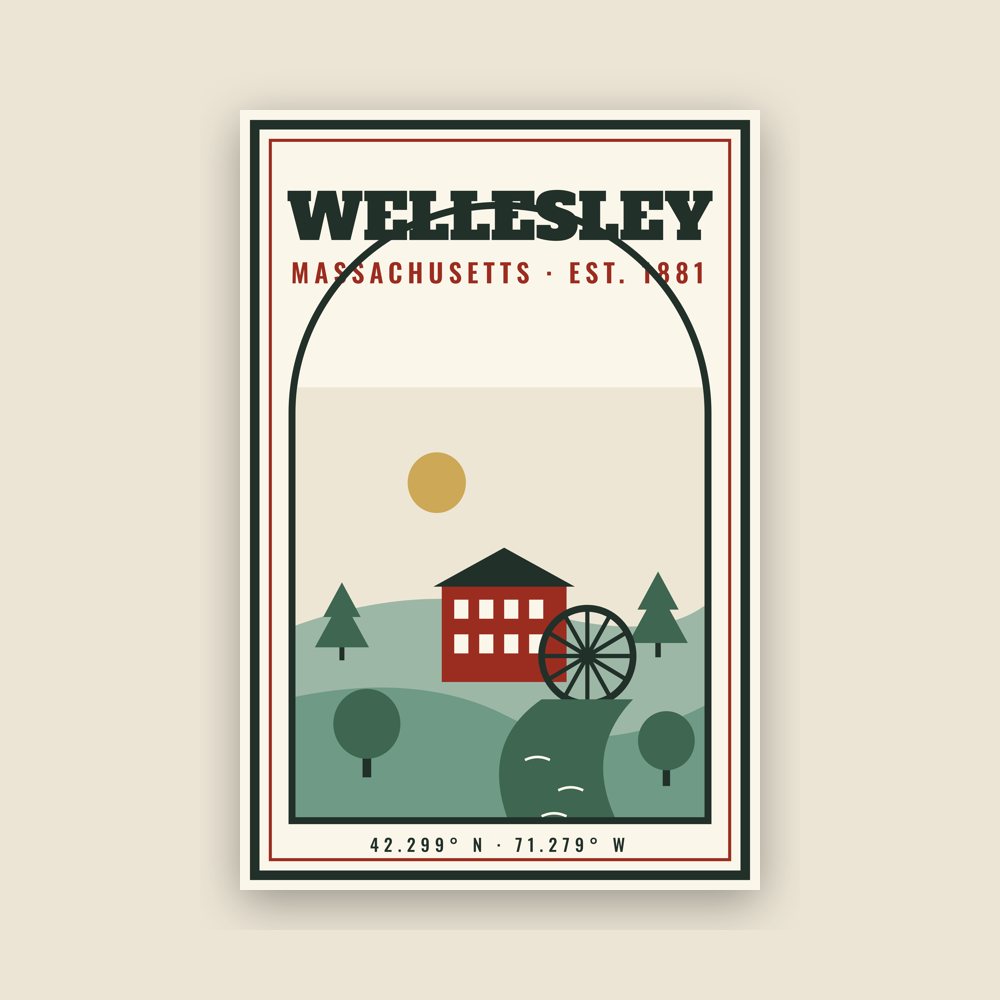 Wellesley Garden Flag