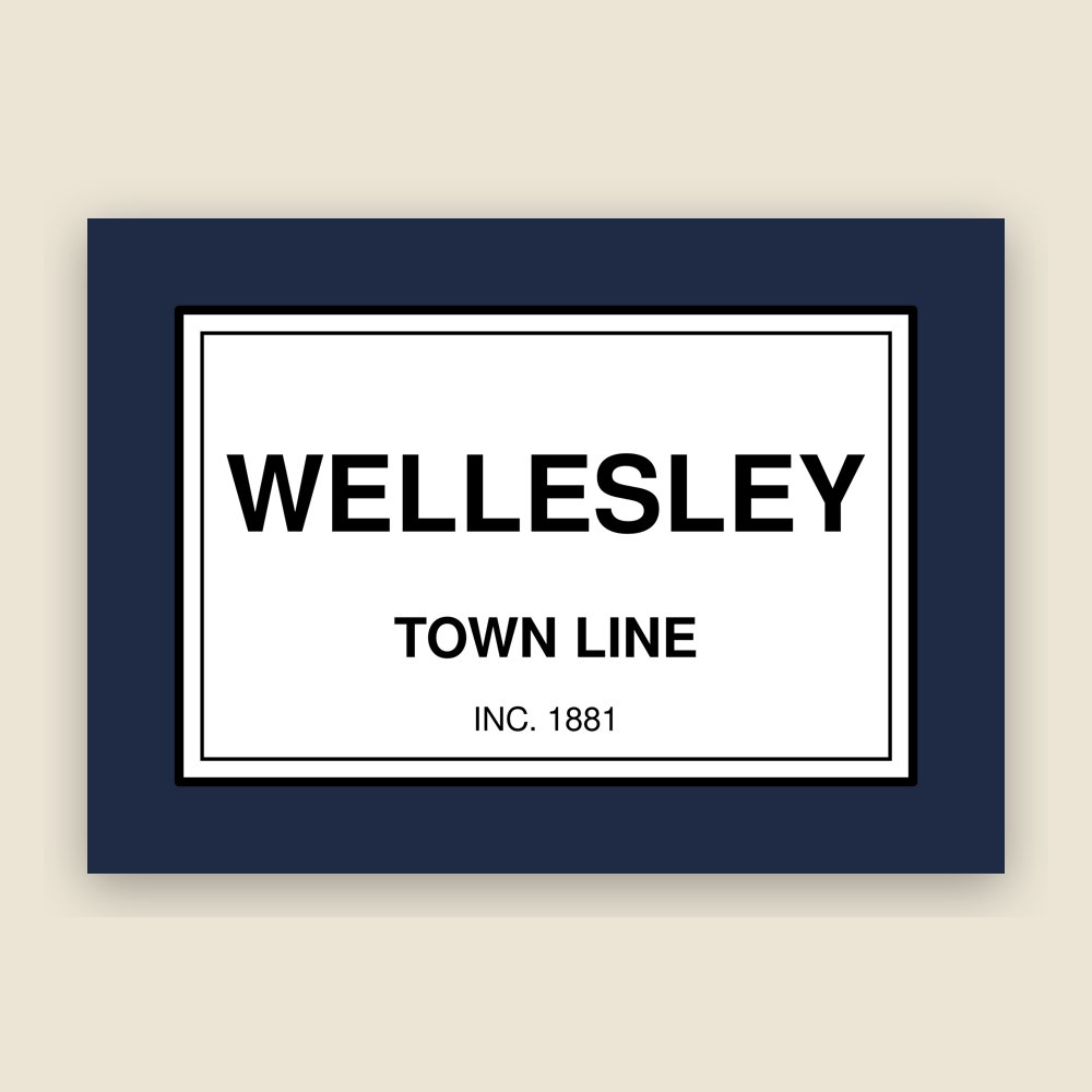 Wellesley Town Line Mug