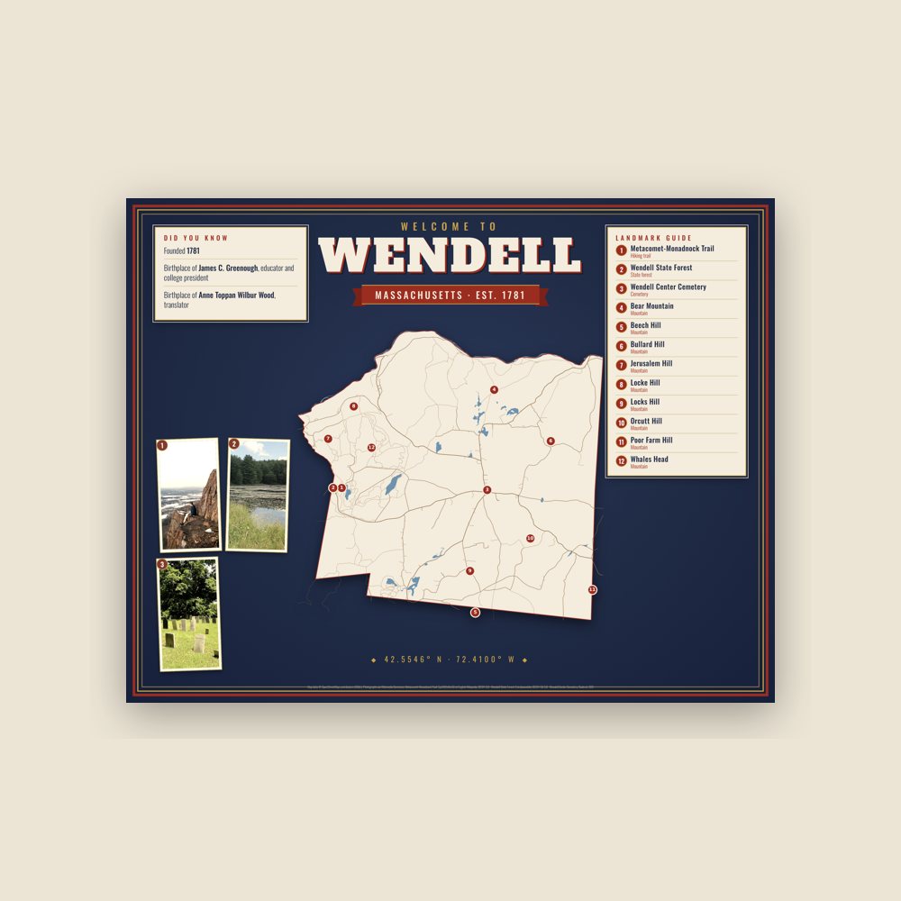 Wendell Map Placemat