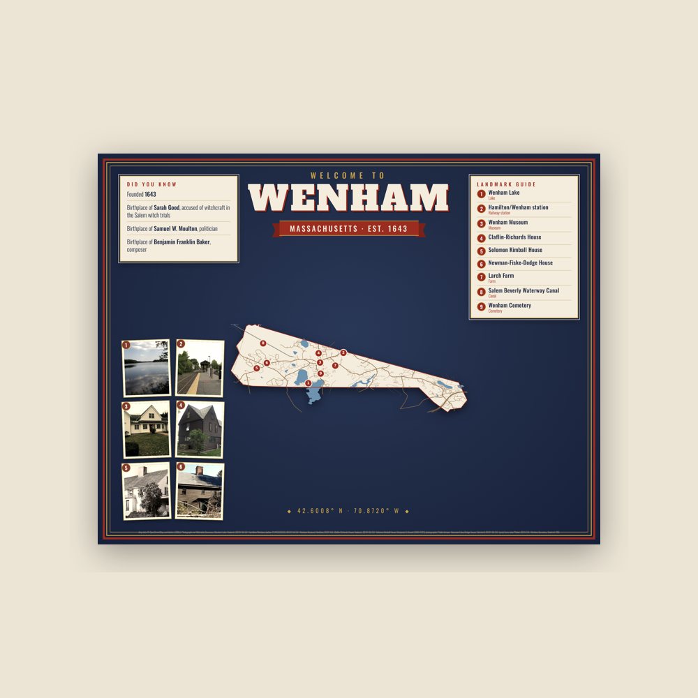 Wenham Map Placemat