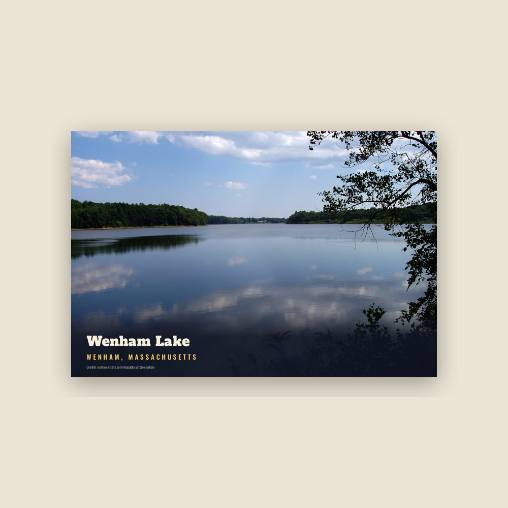 Wenham Wenham Lake Postcard