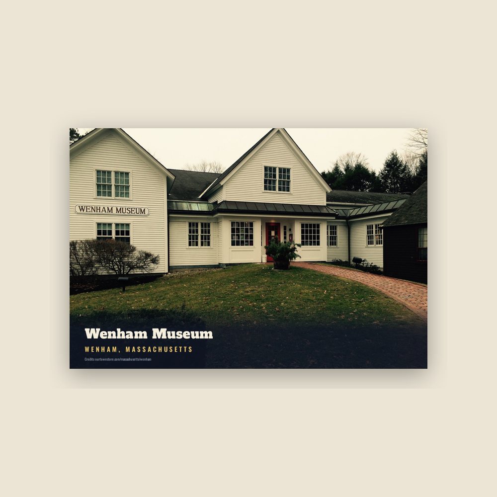 Wenham Wenham Museum Postcard