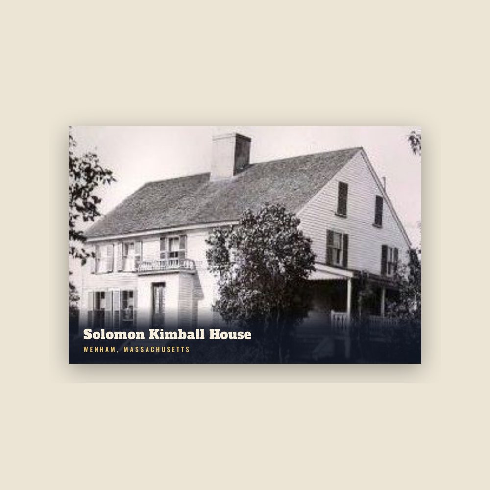 Wenham Solomon Kimball House Postcard