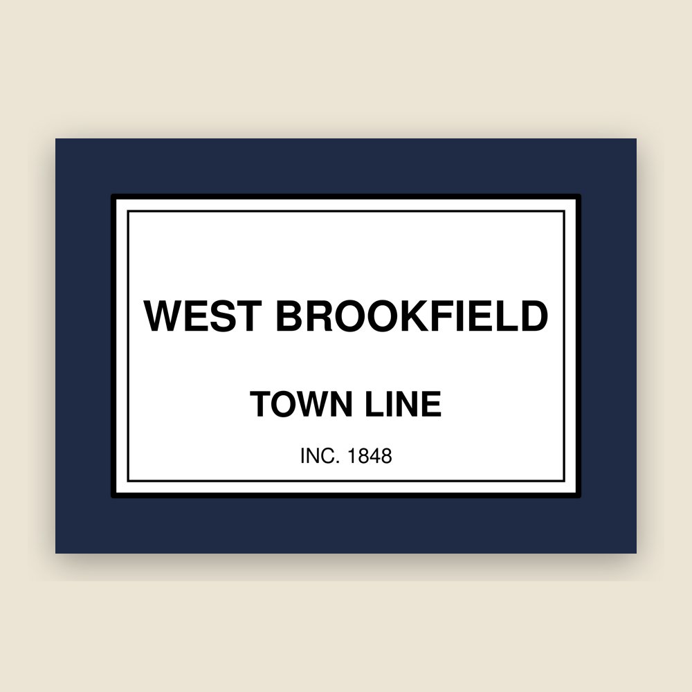 West Brookfield Cork Coaster