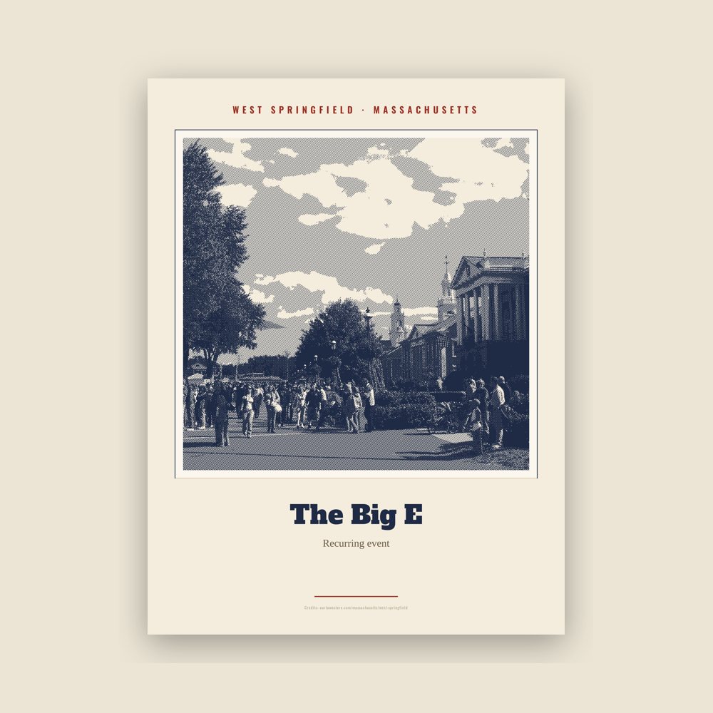 West Springfield The Big E Landmark Print