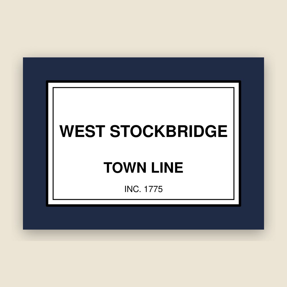 West Stockbridge Town Line Mug
