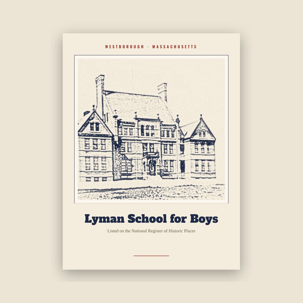 Westborough Lyman School for Boys Landmark Print