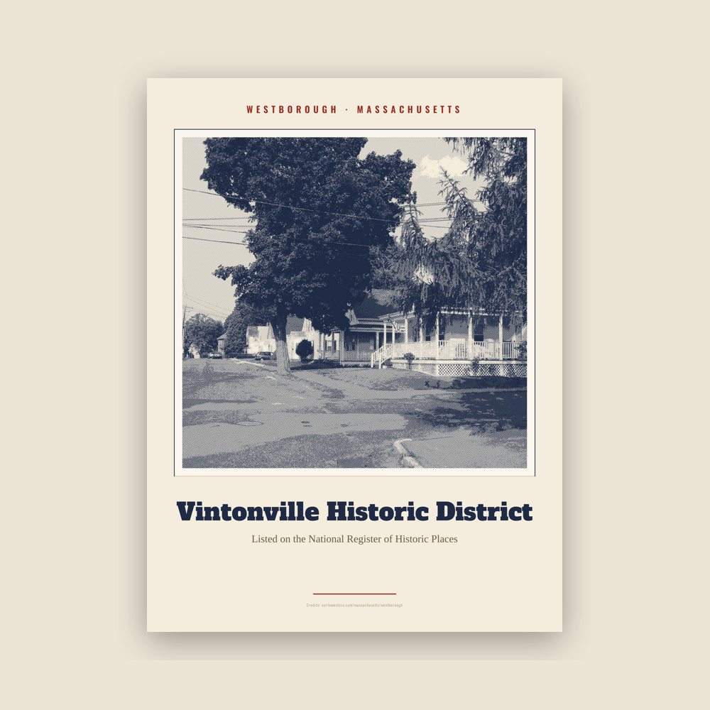 Westborough Vintonville Historic District Landmark Print