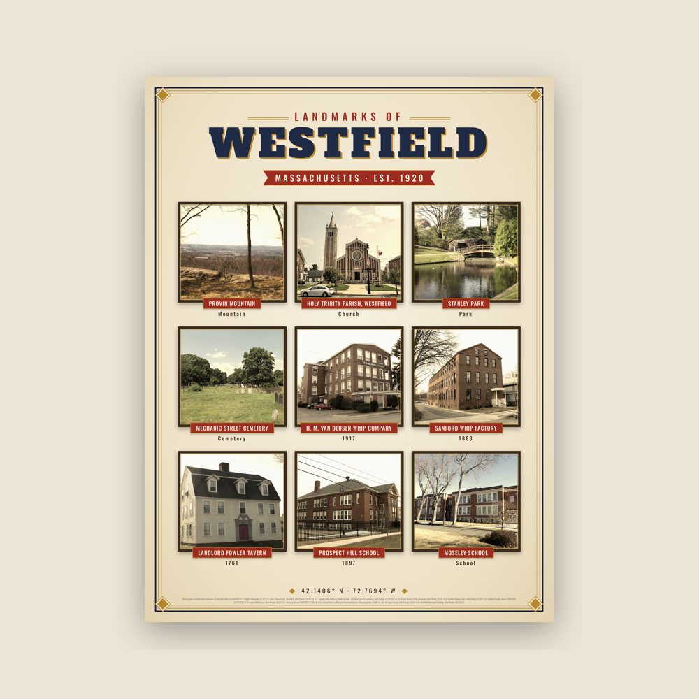 Westfield Landmarks Photo Poster
