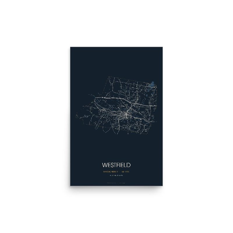 Westfield Street Map Poster · Midnight
