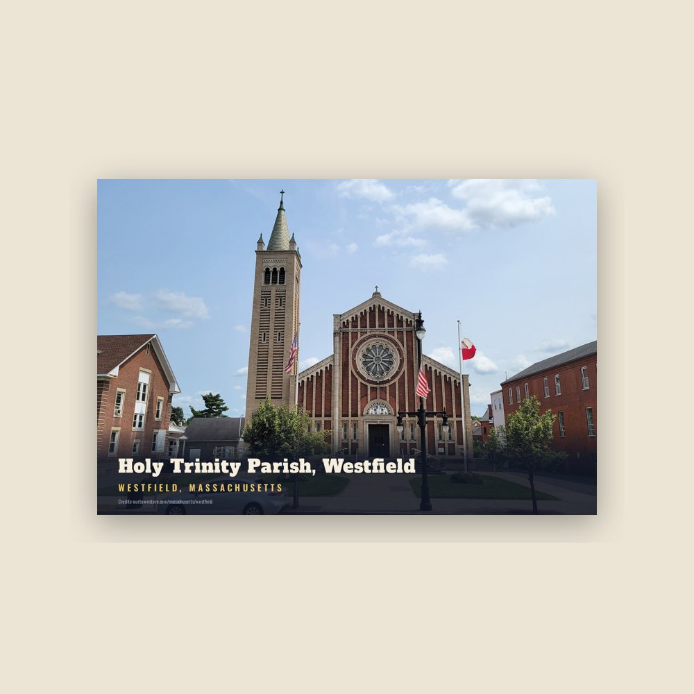Westfield Holy Trinity Parish, Westfield Postcard