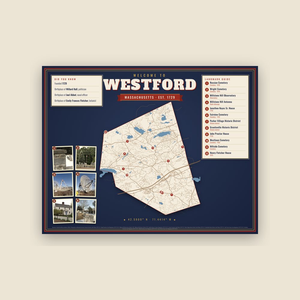 Westford Map Placemat