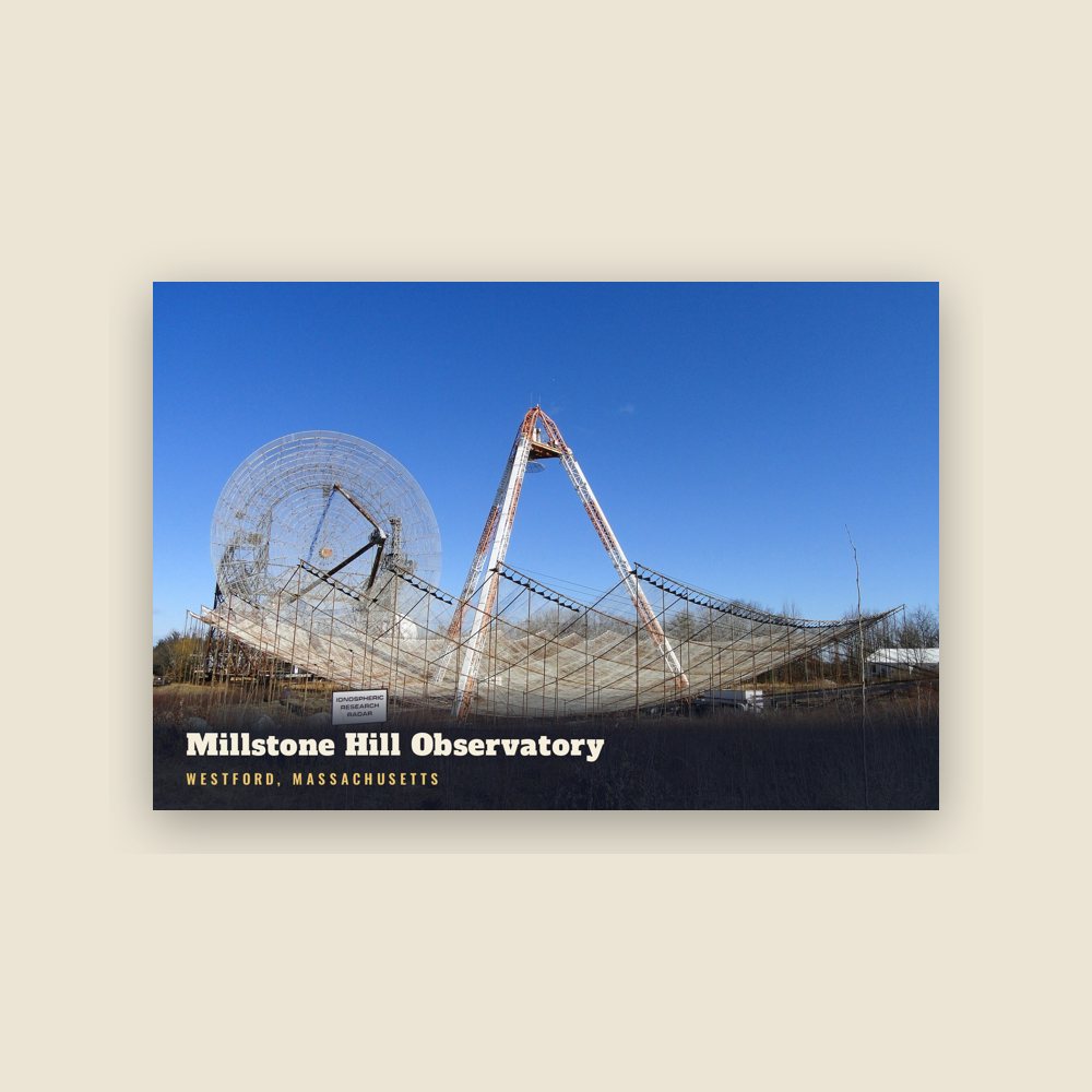Westford Millstone Hill Observatory Postcard