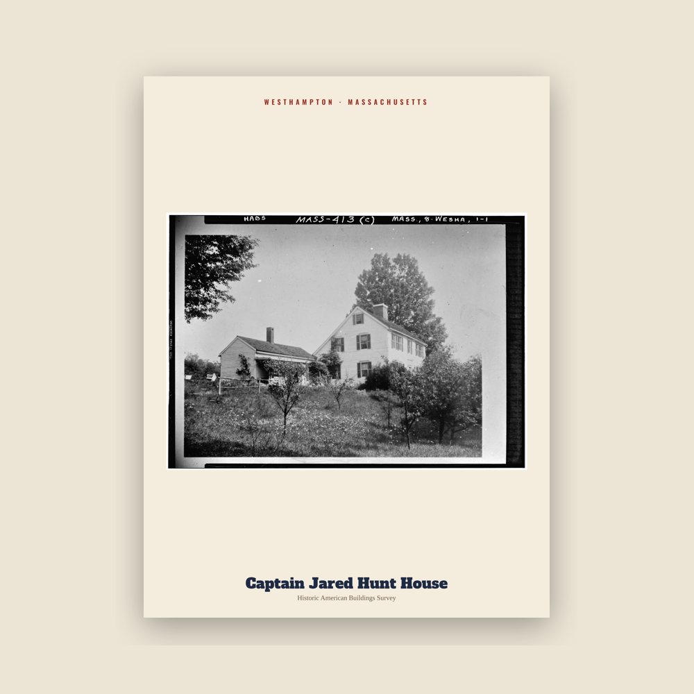 Westhampton Captain Jared Hunt House Archive Print