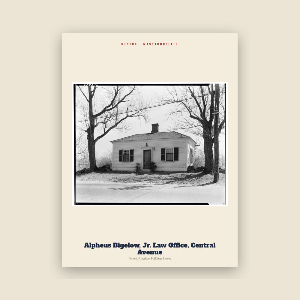 Weston Alpheus Bigelow, Jr. Law Office, Central Avenue Archive Print