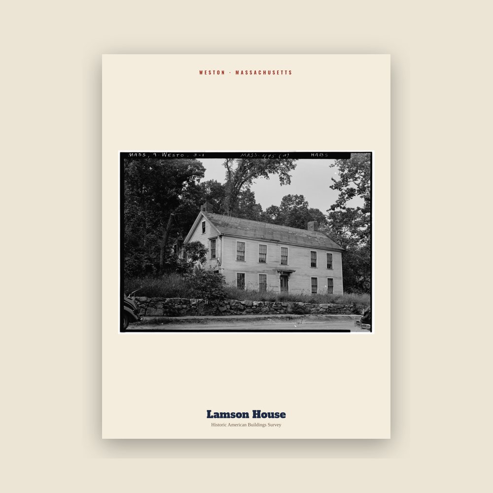Weston Lamson House Archive Print