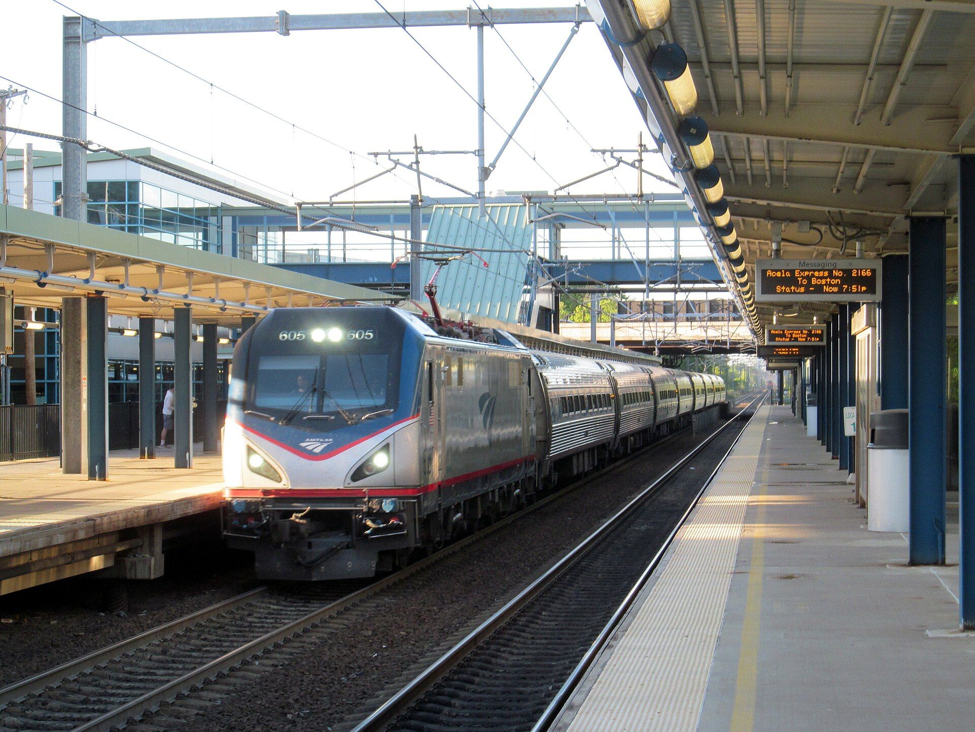 Route 128 station, Westwood, Massachusetts